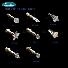 Maykit сауна волокно Кристалл концевой светильник Оптическое волокно звезда потолок концевой части в 6 диаметр светодиодные люстры аксессуары
