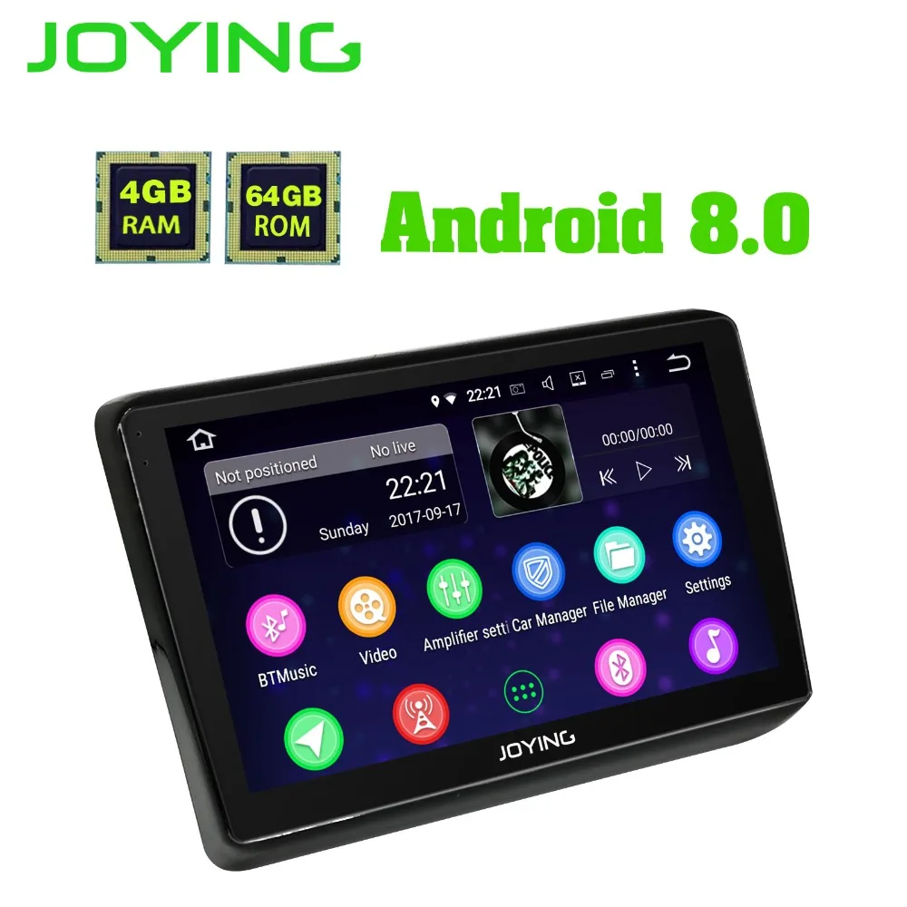 Excellent JOYING 10.1 inch IPS screen 4GB RAM 64GB ROM Octa Core android 8.0 car DVD player stereo GPS multimedia for Honda Vezel/HR-V/XRV 5