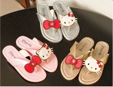 Kids Slippers Girls Summer flip flops Cartoon girls sandals Kids Shoes Cat Princess Sandals Flip Flops