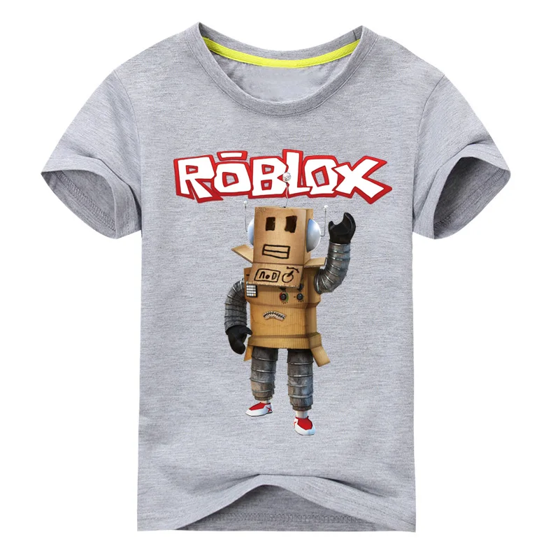 

Kids 3D Roblox Games T Shirt Boys Cartoon 3D Funny Print Tee Tops Clothes Girls T-shirt Clothing Children Costume For Baby DX102
