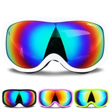 Зимние Лыжный Спорт очки Анти-туман Ветрозащитный лыжные очки УФ защиты катания на велосипеде восхождение солнцезащитные очки пыле очки