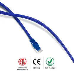 5 шт./лот 1FT 30 см CAT6 Круглый UTP Ethernet Сетевой Кабель 550 МГц Разъем RJ-45 8P8C Lan Патч-Корд Для 10-Gigabit Ithernet