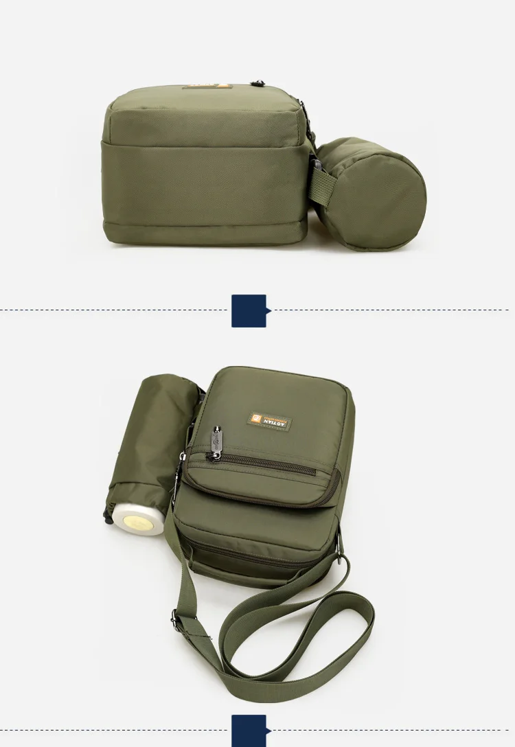 AOTIAN бренд, мужские сумки через плечо, мужские повседневные сумки-мессенджеры/водонепроницаемые нейлоновые деловые маленькие сумки через плечо, сумки