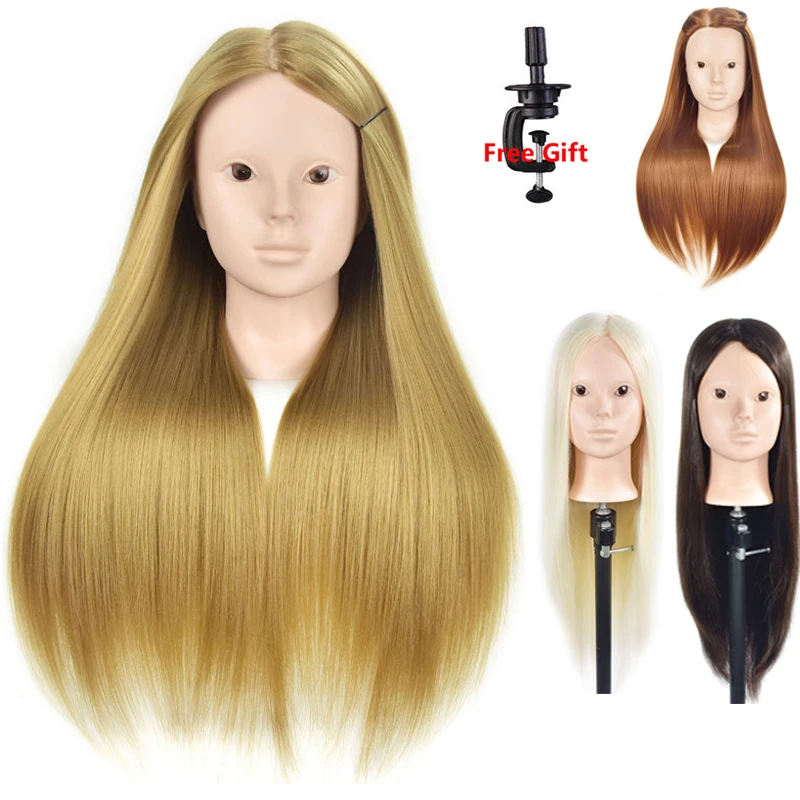 

Mannequin Head Hair Maniqui Hairdressing Practice Heads Maniquies Women Educational Training Hairdresser Styling Head For Makeup