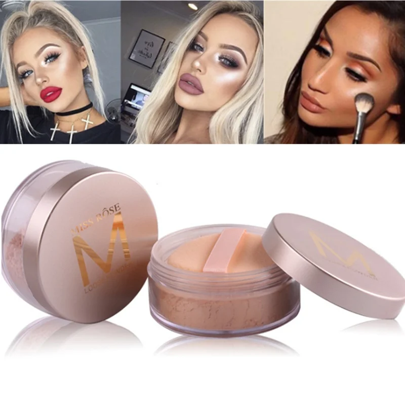 

1 Pc Makeup Powder Sunscreen Waterproof Face Contour Matte Mineral Loose Powder Makeup Accessories