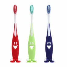 3Pcs Baby Soft-bristled Toothbrush Smiling Tooth Cleaner Training Dental Care Set