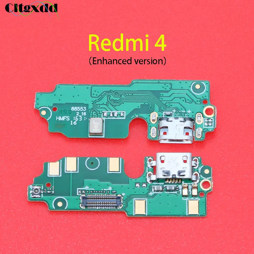 Cltgxdd микрофонный модуль+ USB плата с зарядным портом Flex кабель Разъем для Xiaomi Redmi 1 2 3 3S 4 4A 4X5 5plus 5A 6 6A S2