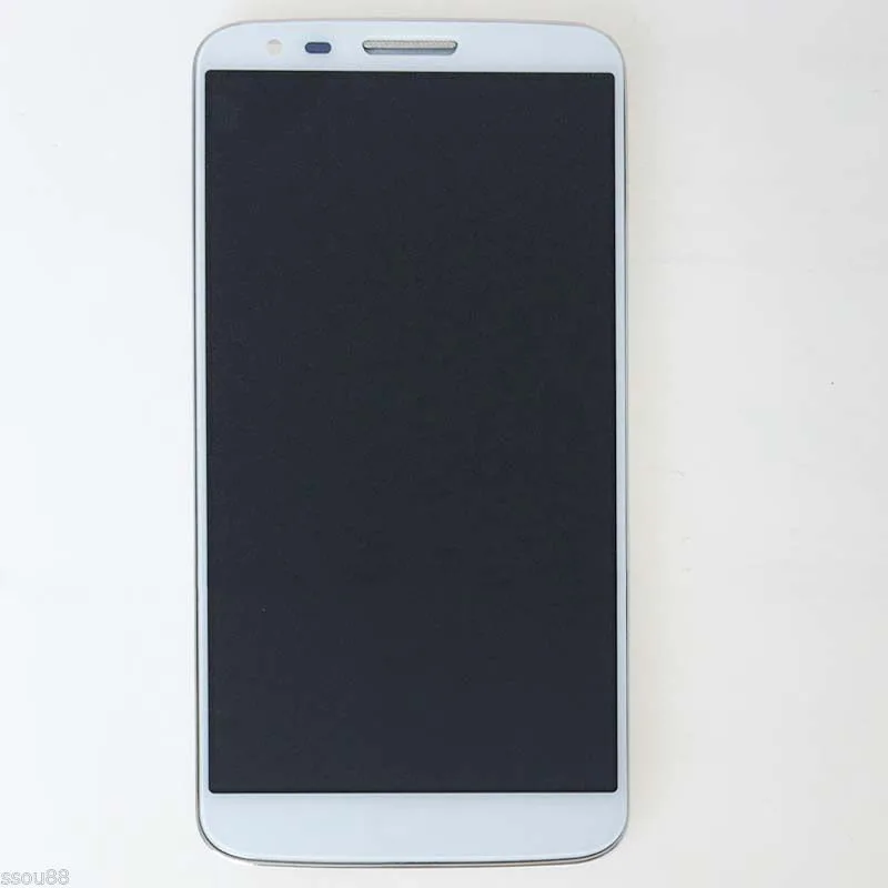 

For White LG G2 D800 D801 D803 Touch Screen Digitizer LCD Display Assembly + Frame