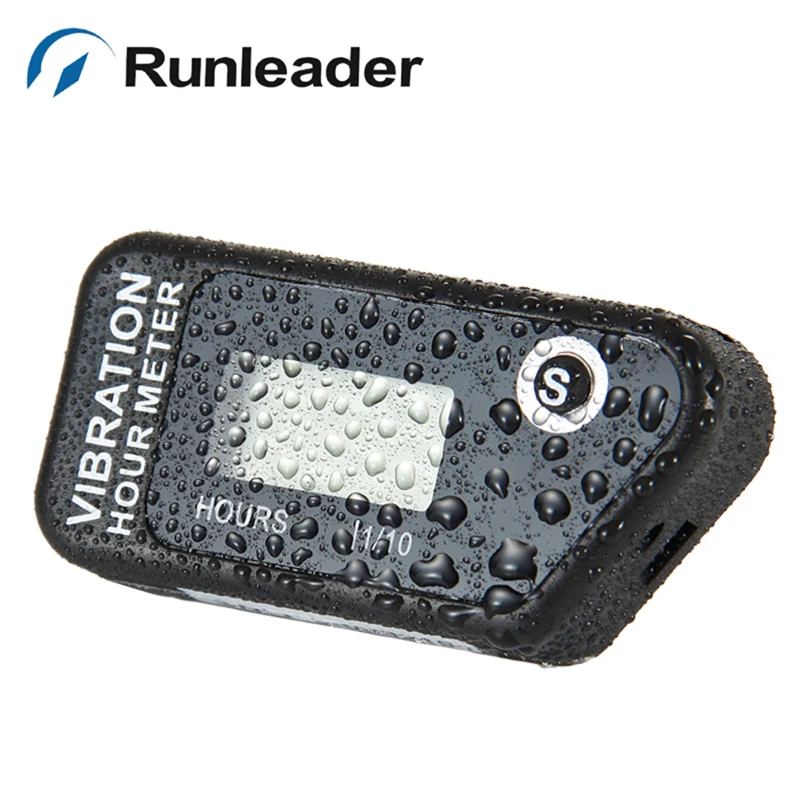 30 шт./лот) runleader hm016b Беспроводной вибрации счетчика для любого Самовосстанавливающиеся устройства Мотоцикл ATV Снегоход трактор