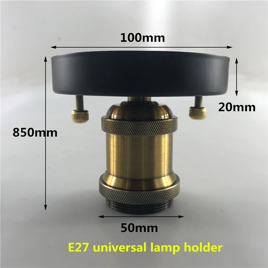 Винтажный E27 потолочный светильник Ретро Лофт промышленный светодиодный/Эдисона лампочка медный металлический потолочный светильник Кантри стиль бра лампа светильники
