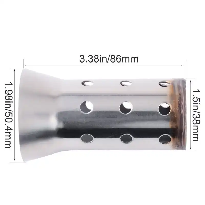 Alupre Escape 51mm Motocicleta Universal Tubo de Escape Silenciador de Ruido DB Killer Eliminator Estilo 3