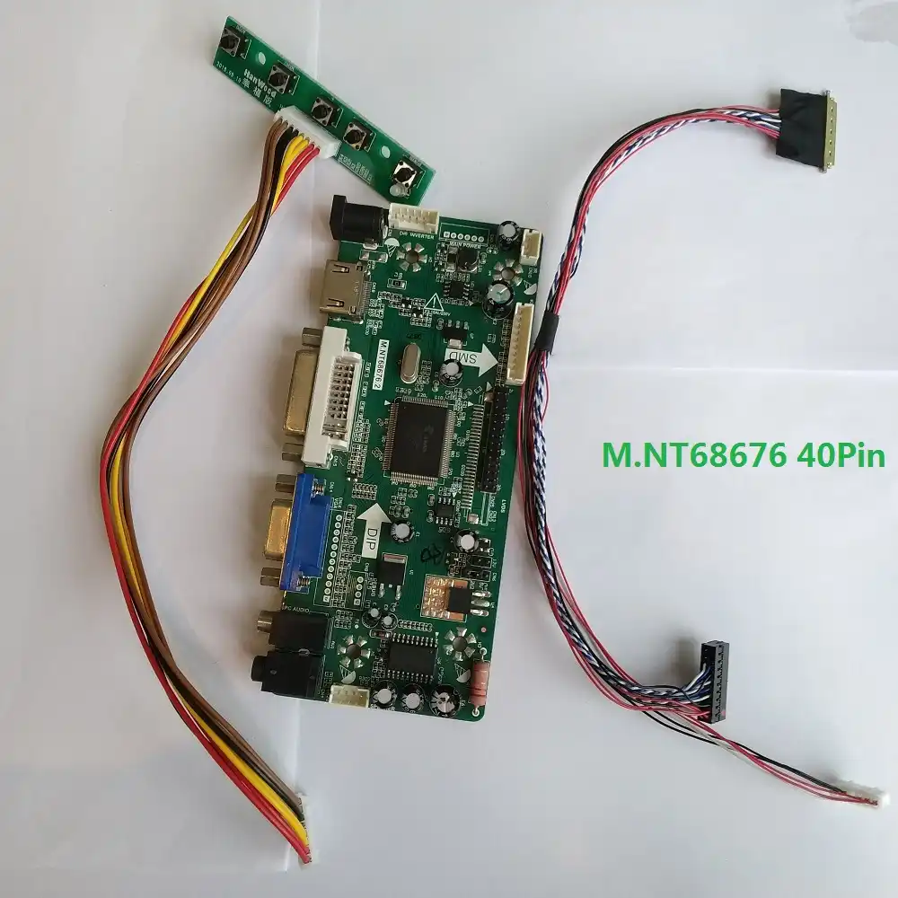 For LP156WH1-TLA1 LCD Screen Driver Controller Board HDMI+DVI+VGA M.NT68676.2