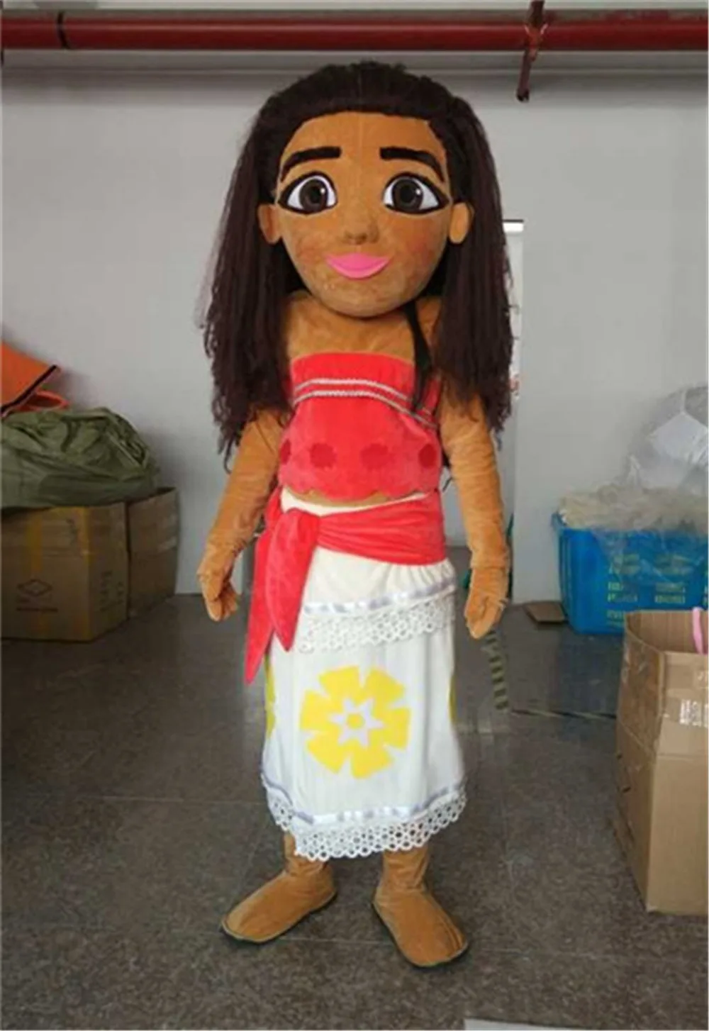 Moana Princess Mascot Costume Cartoon Character Birthday Party Carnival