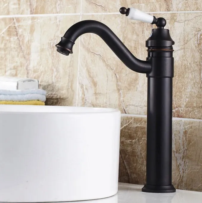 Black Oil Rubbed Brass Swivel Spout Single Handle Kitchen Vessel Sink Faucet Mixer Water Tap anf312 Black Oil Rubbed Brass Swivel Spout Single Handle Kitchen Vessel Sink Faucet Mixer Water Tap anf312