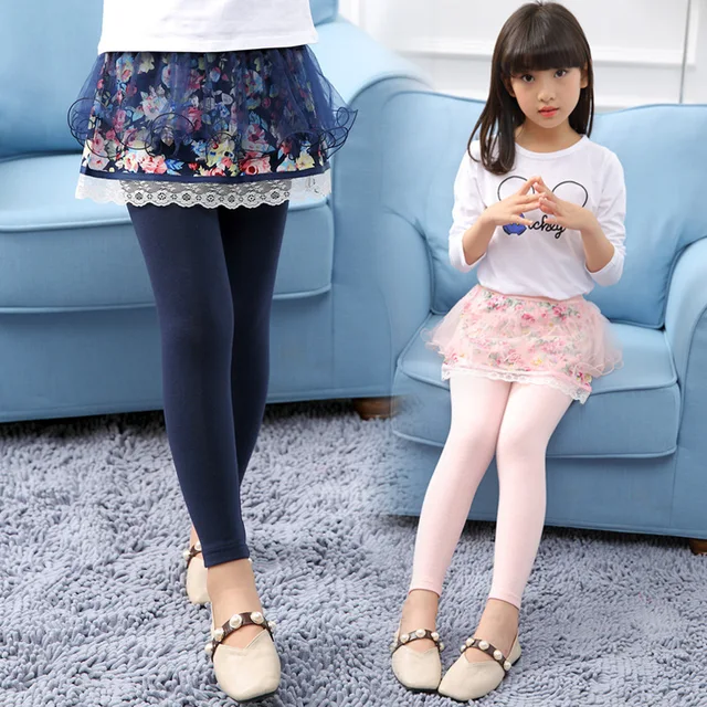 2017 new Arrival Spring Autumn girls leggings Trousers Girls Skirt