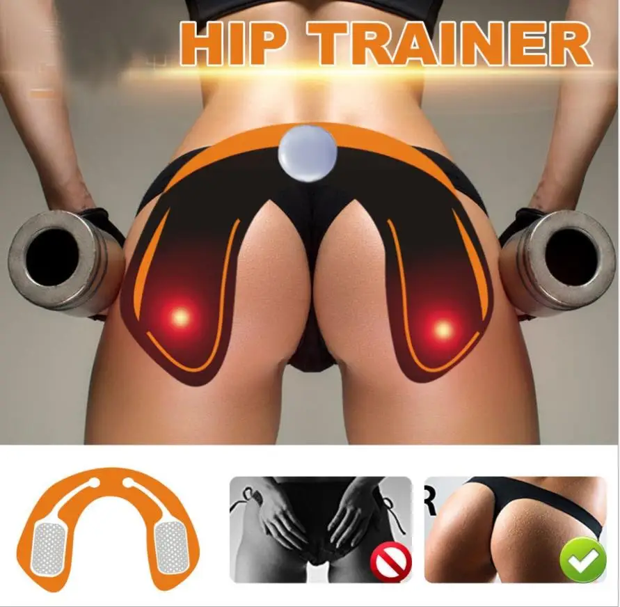 

Felt Pad EMS Hips Trainer Muscle Hip Stimulator Butt Helps To Lift Shape and Firm Buttock Breech Electronic Remote Control