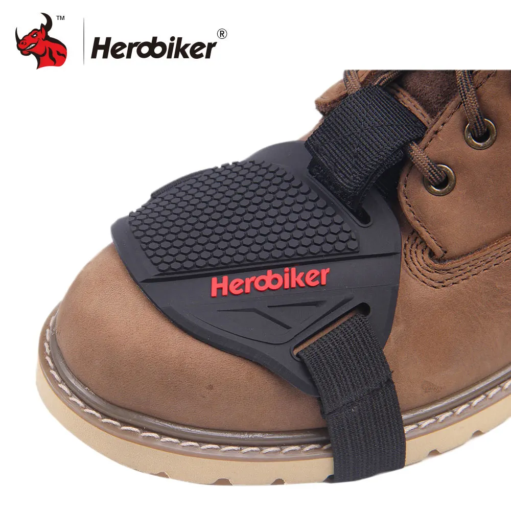 Motorcycle Shoes Protector Shifter Boots Cover Protective Shift Pad