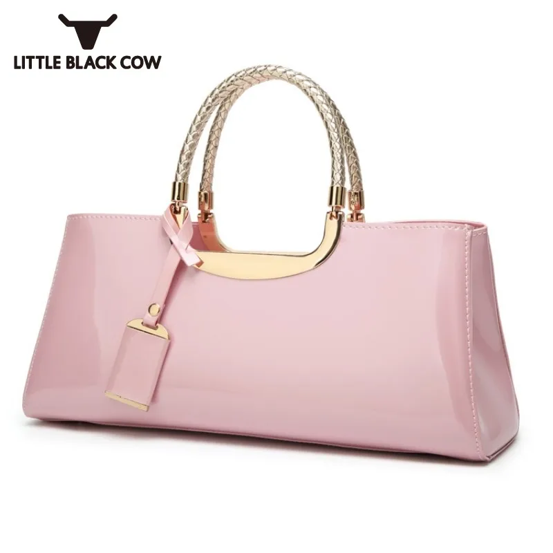 

Luxury Evening Bag Women Paint Smooth Bolsa Wedding Party Handbag Fashion Ring Pu Leather Totes Jelly Bag Bolsa Feminina 2019