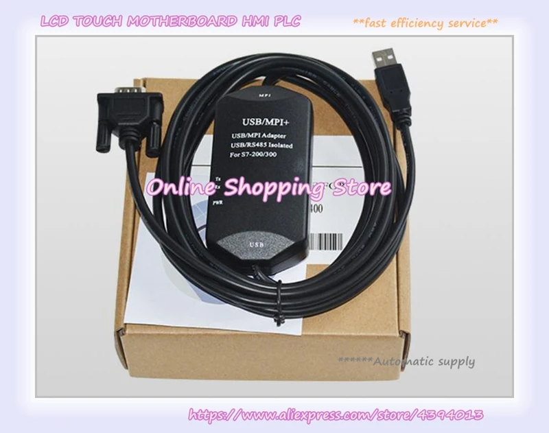 USB-MPI + 0CB20 программируемый кабель 6ES7 972-0CB20-0XA0 для S7-300 S7-400 PLC со светодиодсветильник