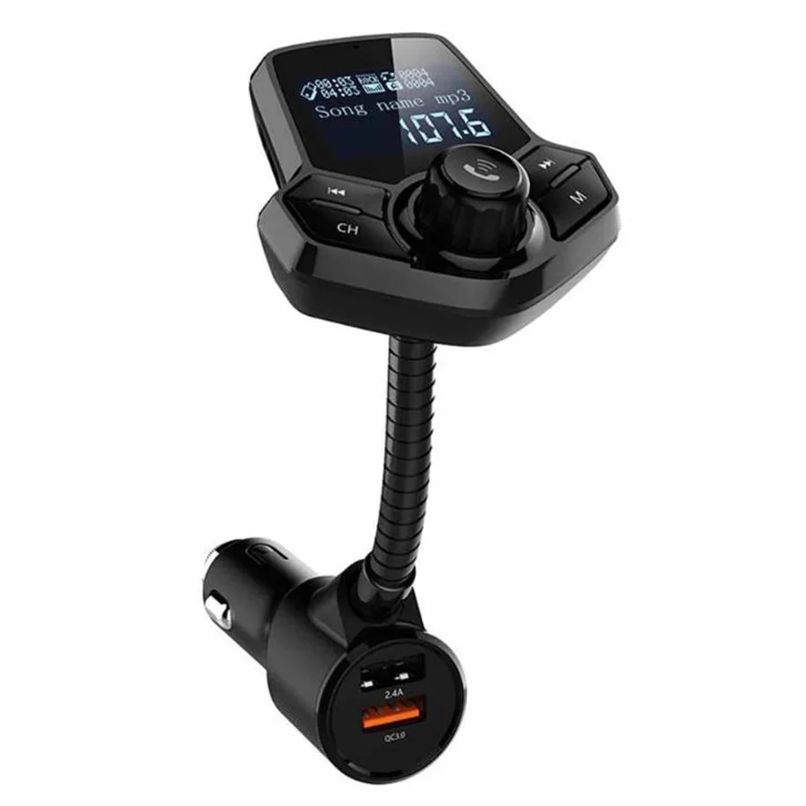 Автомобильный FM передатчик Bluetooth 4 1 автомобильный комплект громкой связи AUX Выход