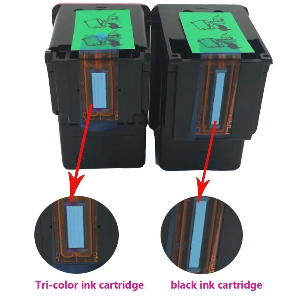Ceny CP 2PK 651 wymienić na HP651 651XL atrament kartridż do hp Deskjet 1115 2135 2136 2138, zaleta 5575 5645, officejet 202 printer