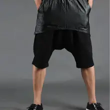 M-XXL Горячая Весна Мужская Новая мода Асимметричная юбка-брюки 7 минут брюки со стрелкой досуг брюки