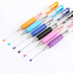 Милые Цветной чернила ручки Kawaii автоматический Пластик гелевые ручки для написания рисования подарок для детей корейский канцелярия