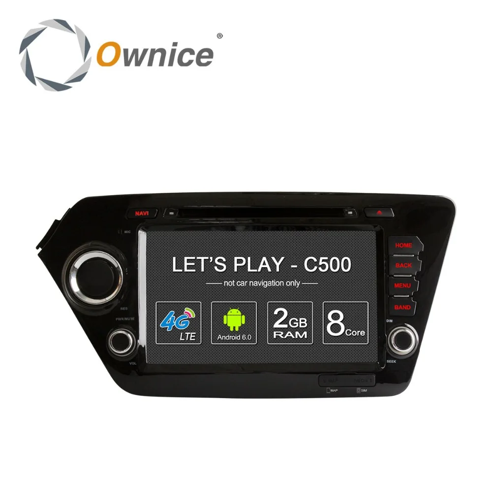 4G LTE сеть Android 6 0 Octa 8 Core для Kia k2 RIO 2010 2015 автомобильный dvd плеер GPS карта радио