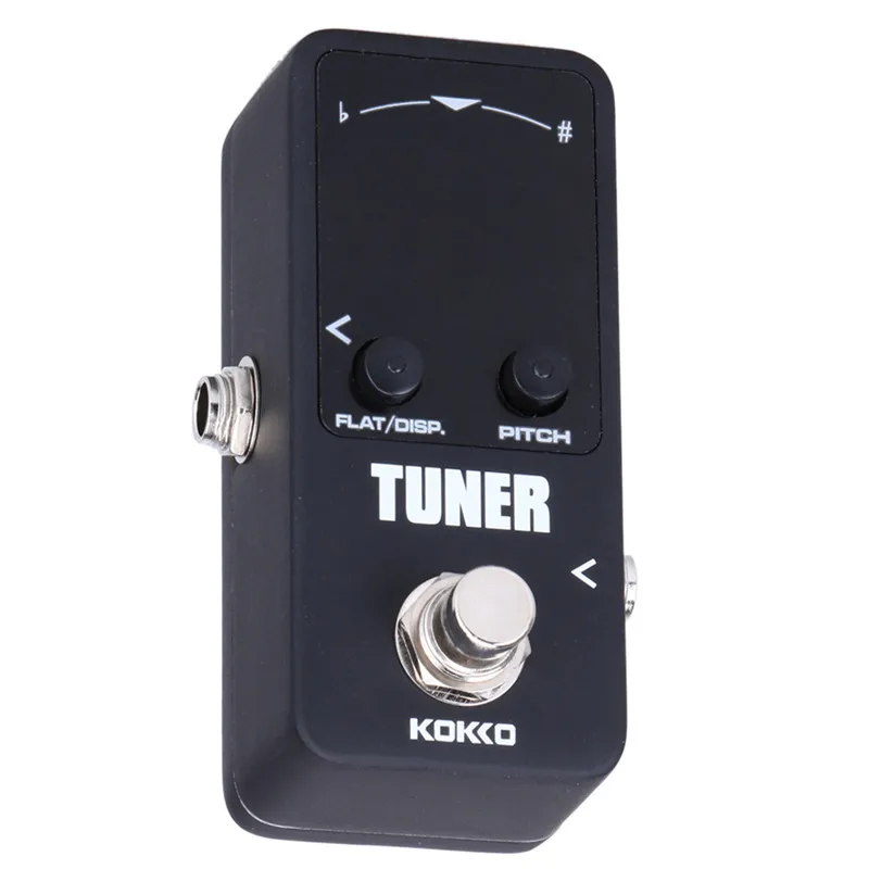 KOKKO TUNER MINI Electric Guitar Pedal Tuner Effect Device Dual Display For Guitarra Bass Guitar Violin Ukelele Instruments Part