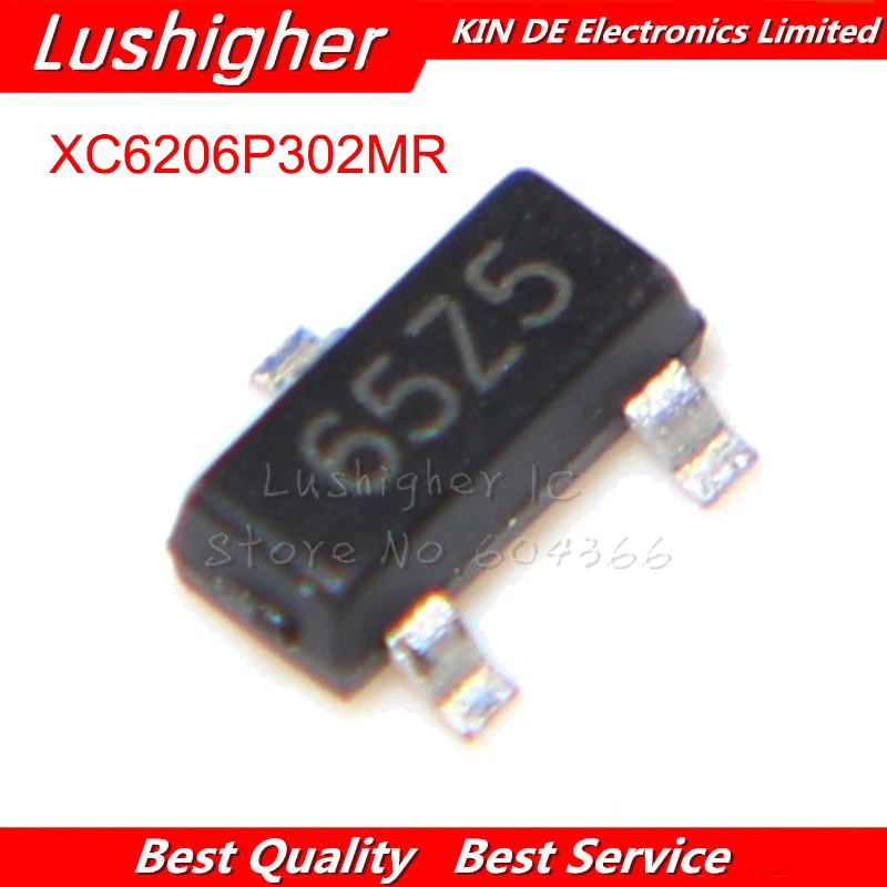 

100 шт. XC6206P302MR SOT-23 XC6206P302 SOT23 маркировка: 65Z5 новый оригинальный
