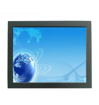 

2PCS 15 inch open frame touch monitor 4-wire Resistive open frame lcd monitor with DVI and VGA Video input