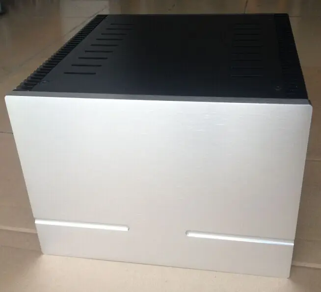 D-050 CNC все алюминиевые шасси чехол коробка шкаф для DIY аудио усилитель мощности 245 мм* 180 мм* 259 мм 245*180*259 мм