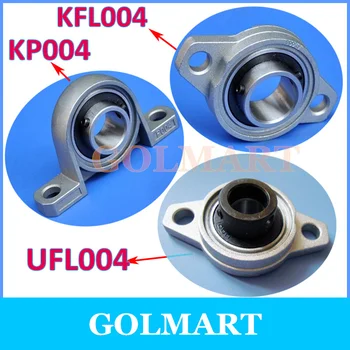 

20 mm diameter zinc alloy bearing housings KFL004 KP004 or UFL004 flange bearing housings with pillow block
