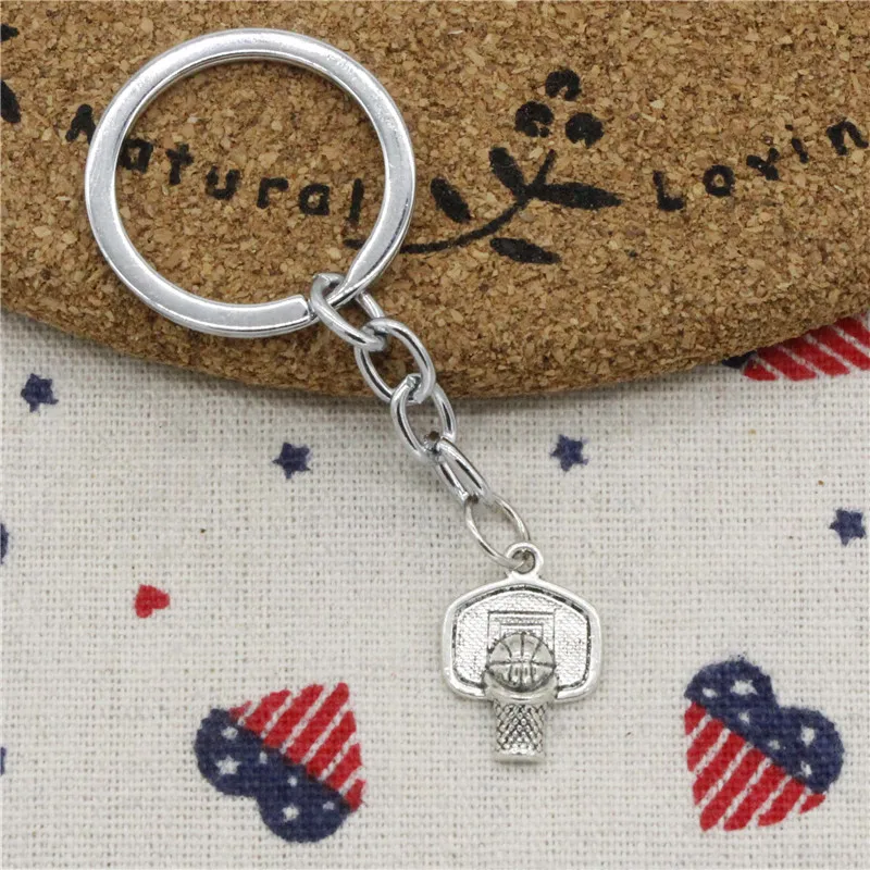 New Fashion basketball basket 20*15mm Pendant KeyChain,DIY Jewelry
