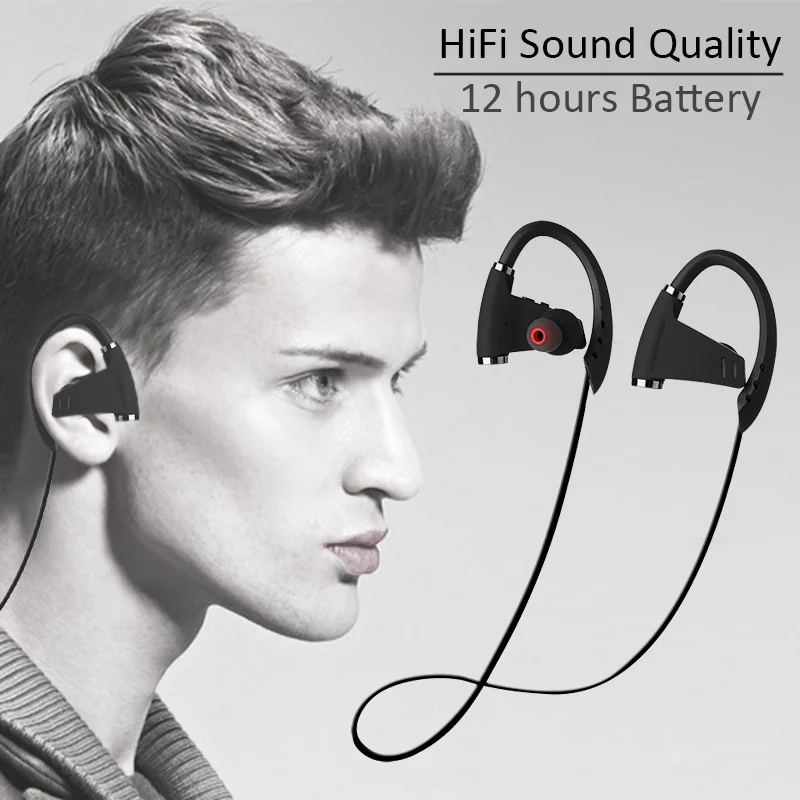 

SKhifio U9 Wireless Bluetooth Headset Headphone in-Ear Stereo Running Earphones Headsets Earbuds with Mic for Xiaomi Phone