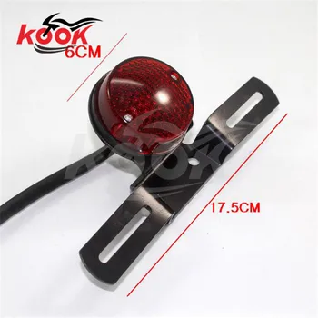 

motorcycle tail light red LED motorbike brake light unviersal moto stop indicator with Bracket for yamaha honda suzuki ktm moto