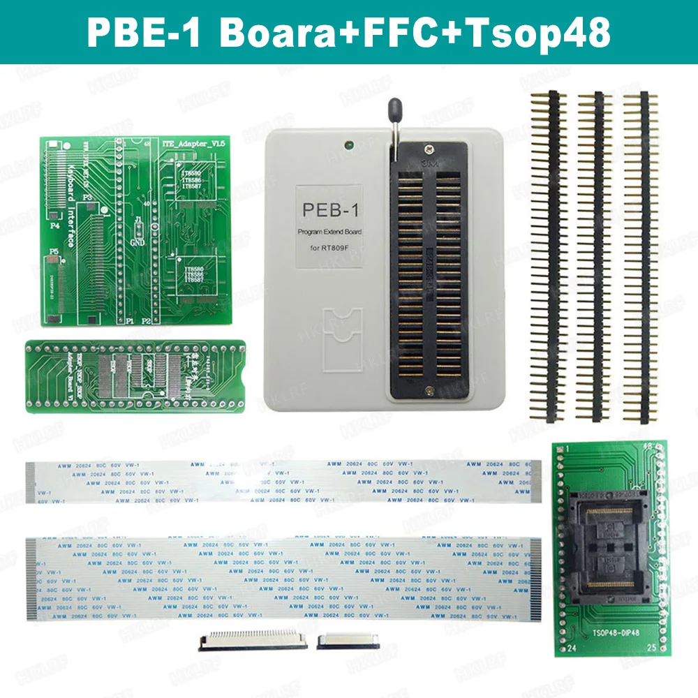 RT809F ISP программатор+ PEB-1 плата расширения+ TSOP48 адаптер ISP lcd программист+ TSSOP8 EDID read line