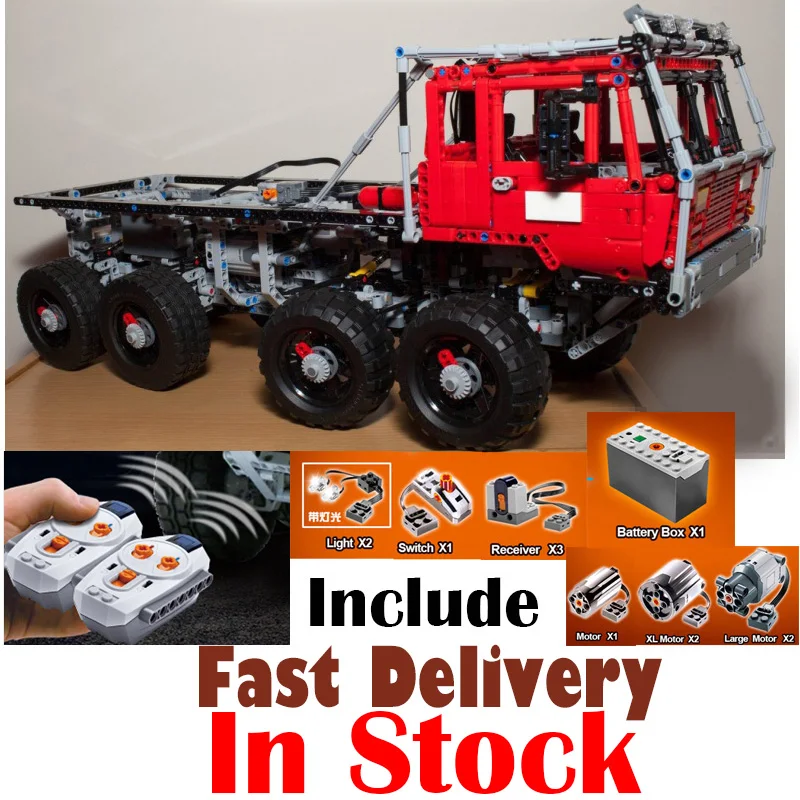

LEPIN 23012 technic series 2839pcs vehicles car Model toy Building blocks Bricks Equipped with 5 motors and 1 charging box 813