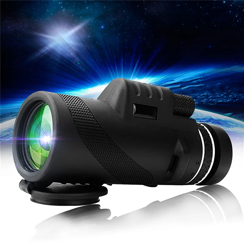 40X60 день и Ночное Видение Двойной фокус HD Оптика монокулярный телескоп с трансфокатором водостойкий супер прозрачный для наружной охоты
