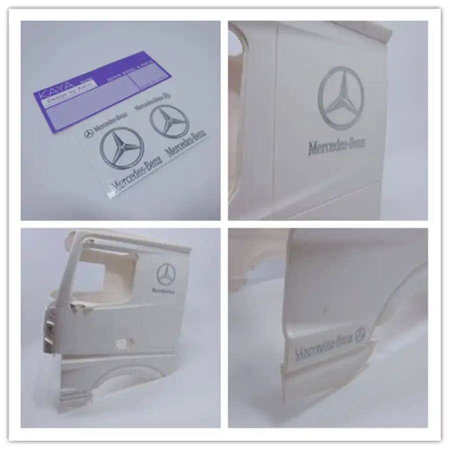ACTROS RC Tractor Truck Ersetzen MS Wood Veneer Sticker Für Tamiya BENZ AROCS