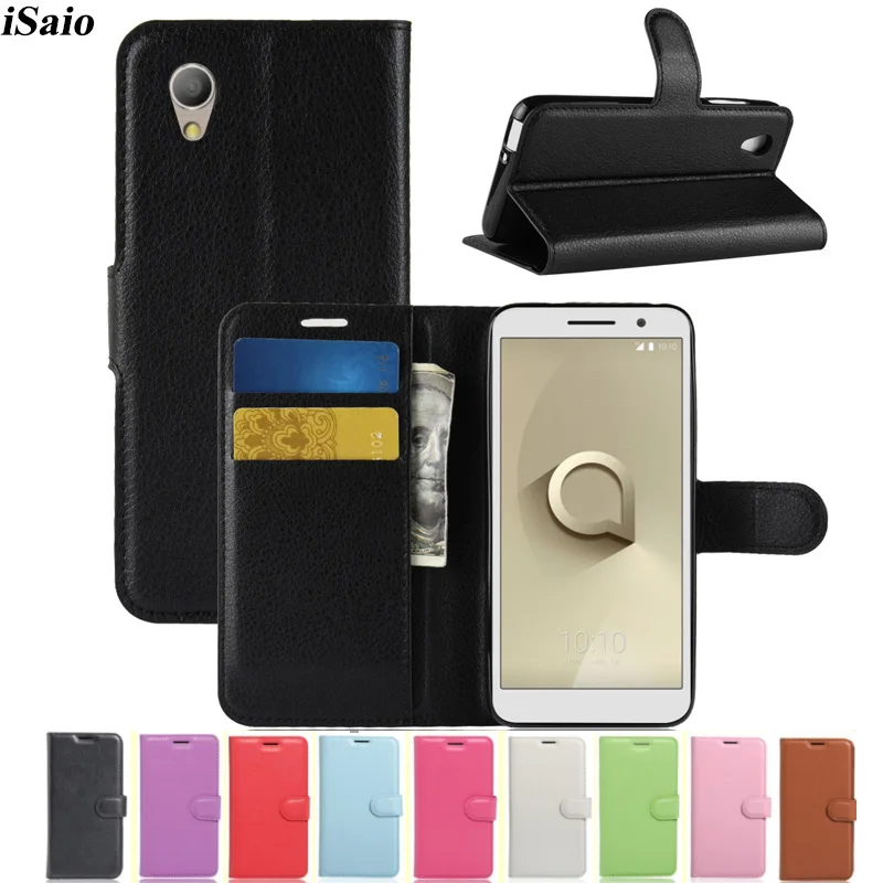 

For Alcatel 7 / 1 Wallet Case Flip Leather Cover For Alcatel 1 5033D 5033 5033X 5059D Phone Cases TPU Back Cover Card Holder