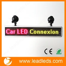 Rechargeable font b LED b font Car font b Sign b font Pixel 16 128 Rgy