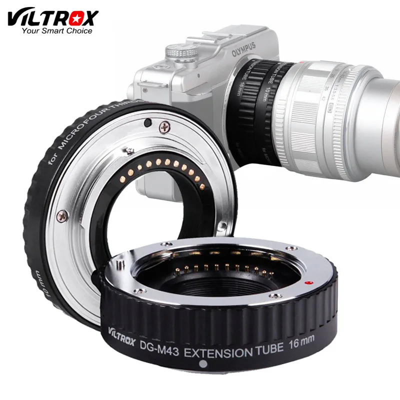 Viltrox DG M43 AF Auto Focus Macro Extension Tube Ring Lens Adapter for