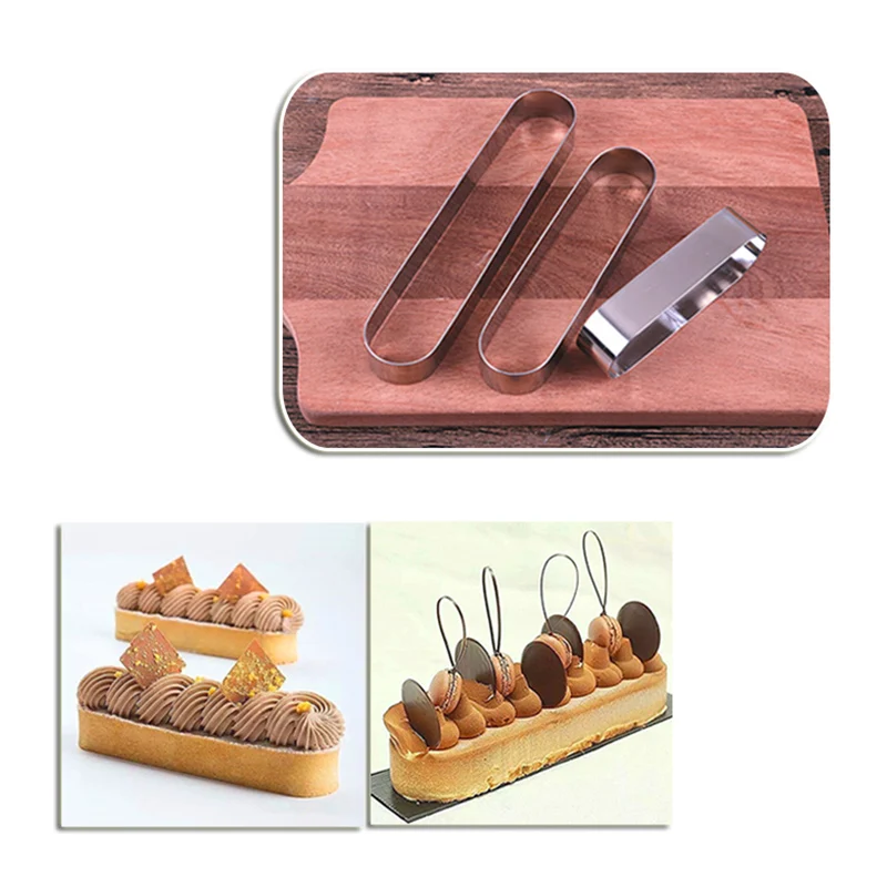 

Hot dog shape mousse cake mold,Fondant cutter for cake shop decorating tools kitchen baking fondant molds mousse tools cutter