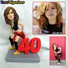Figuras de Turui figuras de arcilla polimérica personalizadas estatuilla miniatura mini estatua de novia y novio Pastel de Bodas cumpleaños regalos hechos a mano ► Foto 3/6