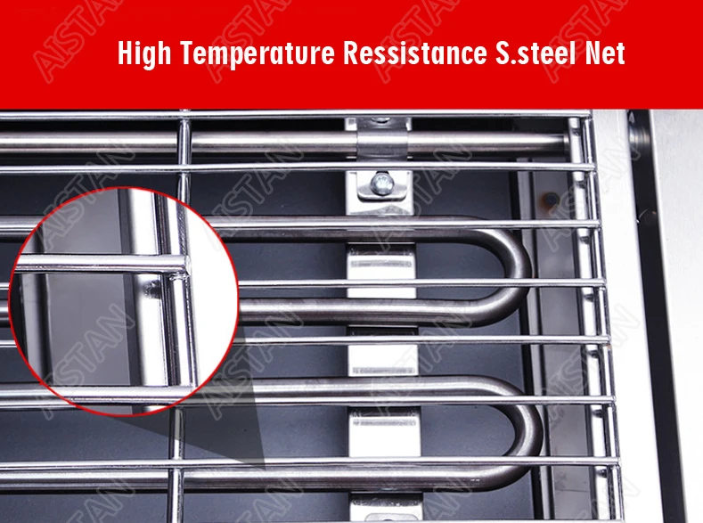 EB280 Electric Smokeless Barbecue Oven Grill for bbq machinery Stainless Steel High Power