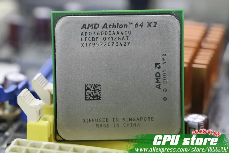 Процессор AMD Athlon 64X2 3600+ cpu(2,0 ГГц/1 м/1000 ГГц) Socket am2(Рабочая) 940 pin, X2 3800