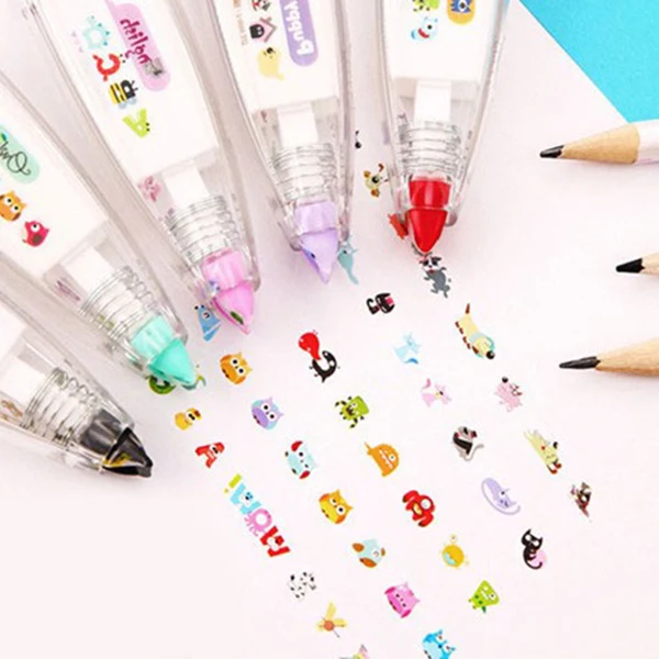 

Lace correction tape cartoon animal pattern decorative tape notebook scrapbooking DIY craft