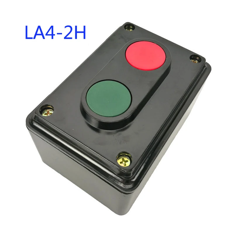 

LA4-2H Motor Power Control Momentary Push Button Switch AC 380V 2.5A LA4-2H