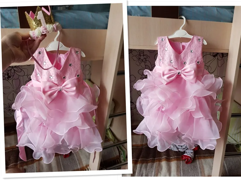 Платье для новорожденных девочек; бальное платье; многослойное платье-пачка для выпускного вечера; вечерние платья принцессы для девочек; одежда для дня рождения, крещения